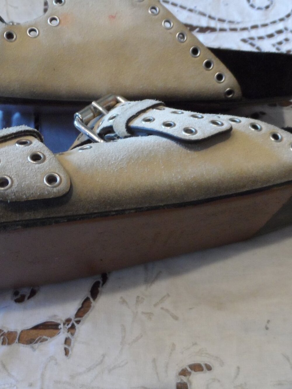 Isabel Marant Beige Suede Lennyo Sandals Size 6 - Picture 7 of 15